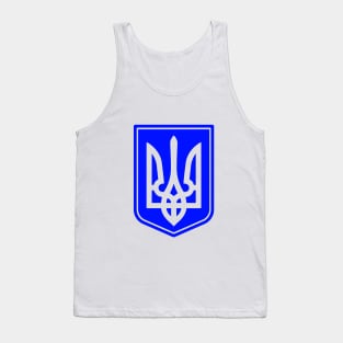 Ukraine trident on shield Tank Top